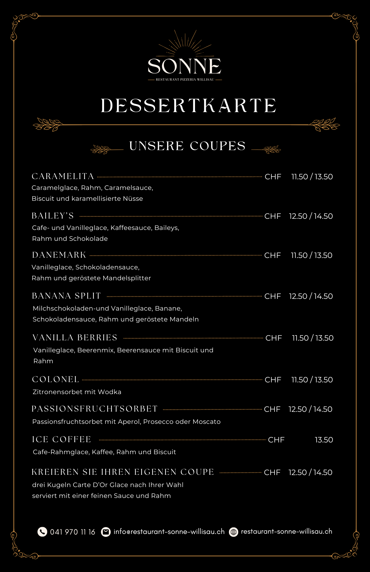 restaurant sonne willisau