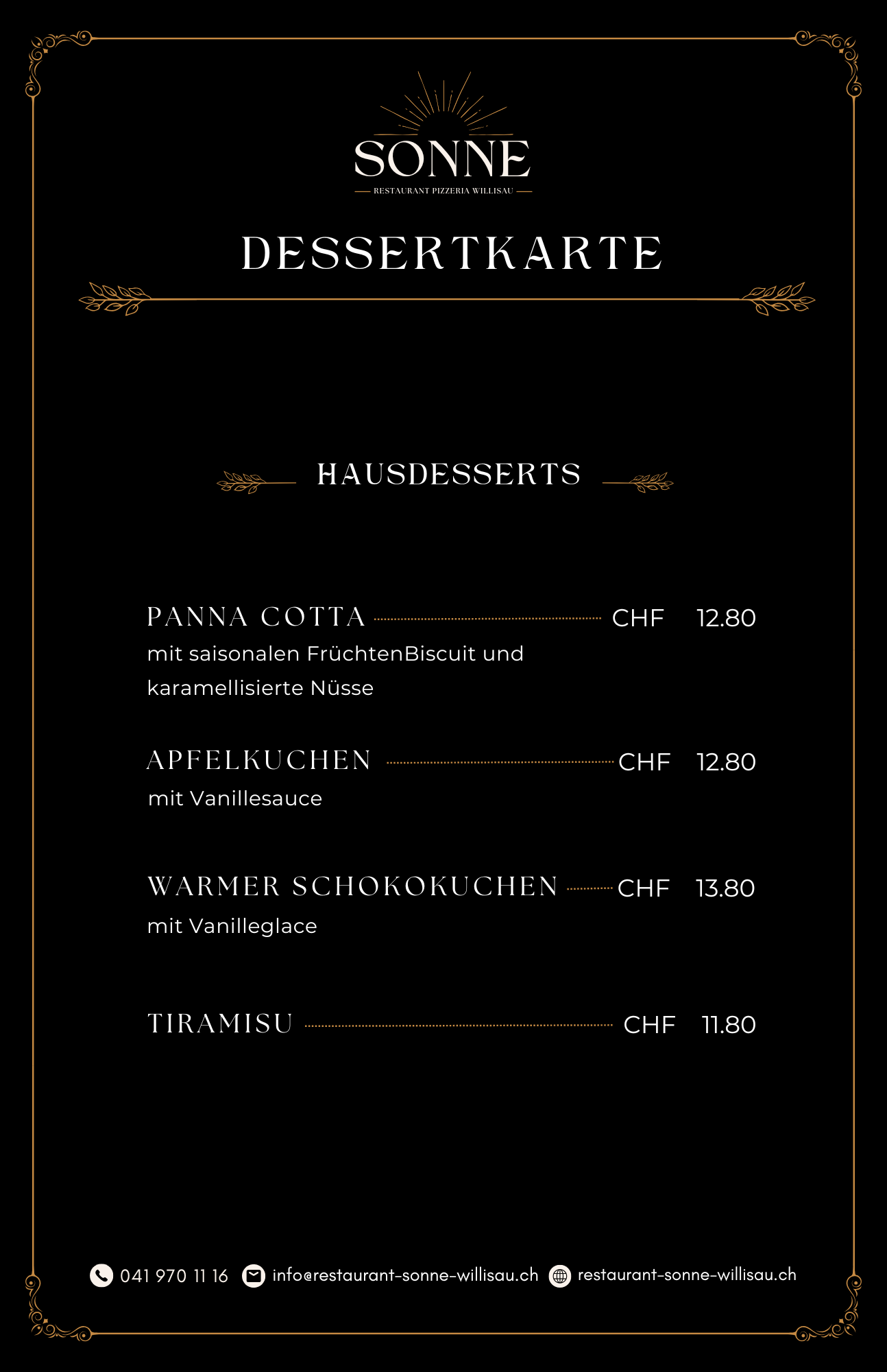 restaurant sonne willisau